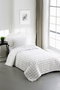 L'essentiel linge de maison Artus Colcha Individual Gris y Blanco